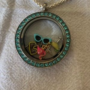 Origami Owl beach/travel charm lot